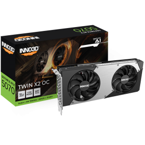 Placa Gráfica INNO3D GeForce RTX™ 5070 TWIN X2 OC 12GB GDDR7